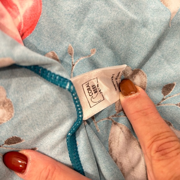 Coral Reef tankini swim set XXL - Picture 7 of 8